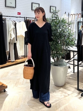 「アイテム（ワンピース）」を使った、momoさん（レディース・166cm・30代）の夏コーディネート
