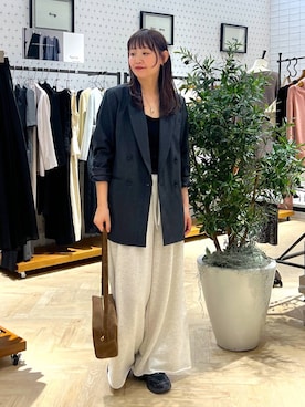「アイテム（スウェットパンツ）」を使った、momoさん（レディース・166cm・30代）の秋コーディネート