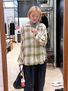 「SNAP_apart by lowrys」｜momoさん（レディース・165cm）の夏コーディネート
