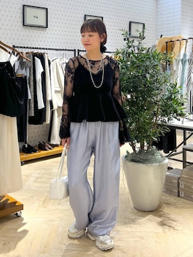 「アイテム（ピアス（両耳用））」を使った、momoさん（レディース・166cm・30代）の夏コーディネート