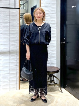 「リラックス」｜momoさん（レディース・165cm）の春コーディネート