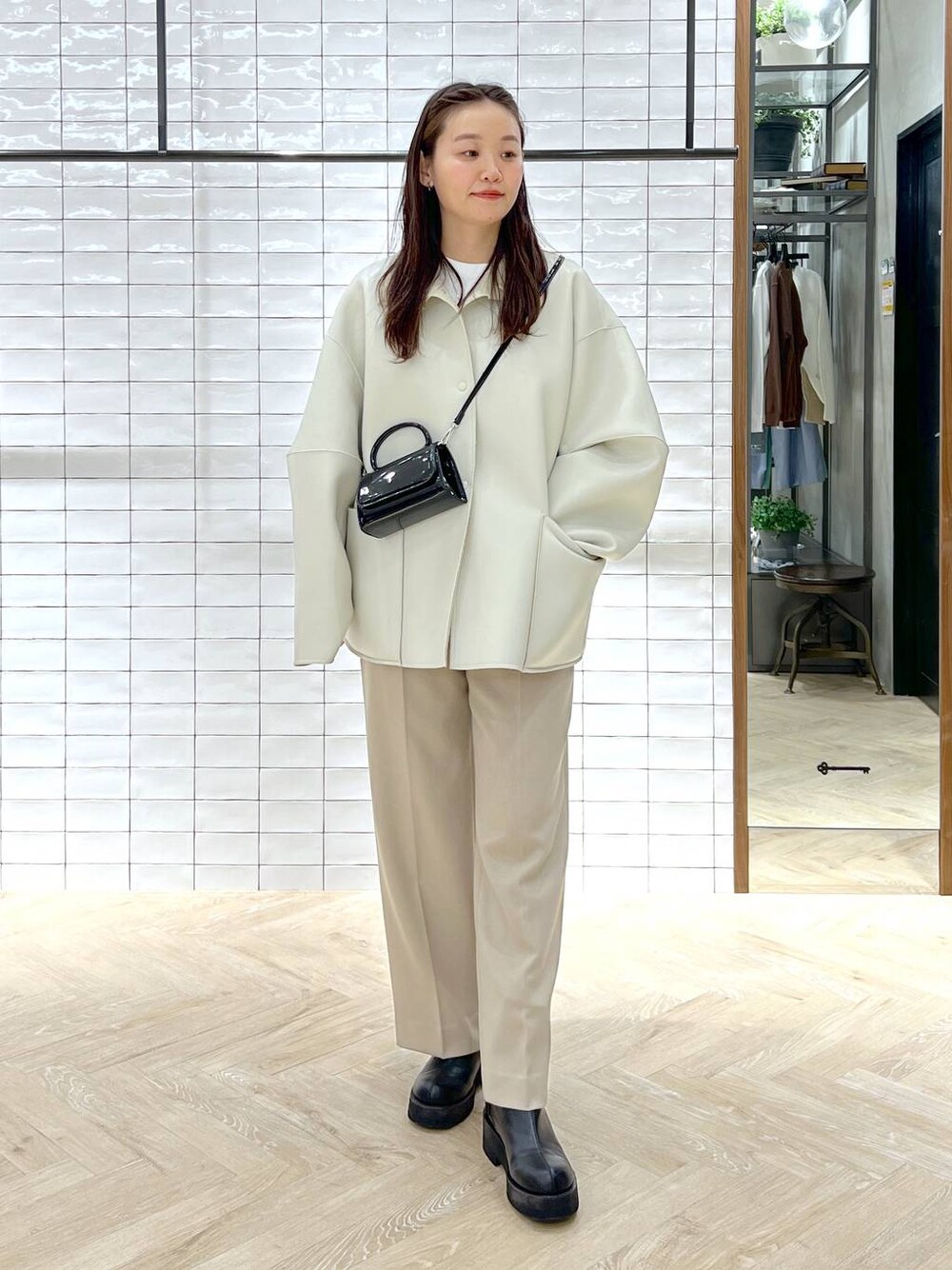 ムートンリバーブルゾンを使った人気ファッションコーディネート - WEAR