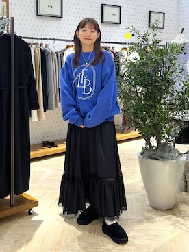 「アイテム（スリッポン）」を使った、momoさん（レディース・166cm・30代）の秋コーディネート