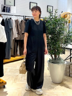 「アイテム（つなぎ/オールインワン）」を使った、momoさん（レディース・166cm・30代）の夏コーディネート