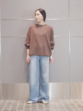 「SHIPS（シップス）のアイテム」を使った、増田さん（レディース・157cm）の秋コーディネート