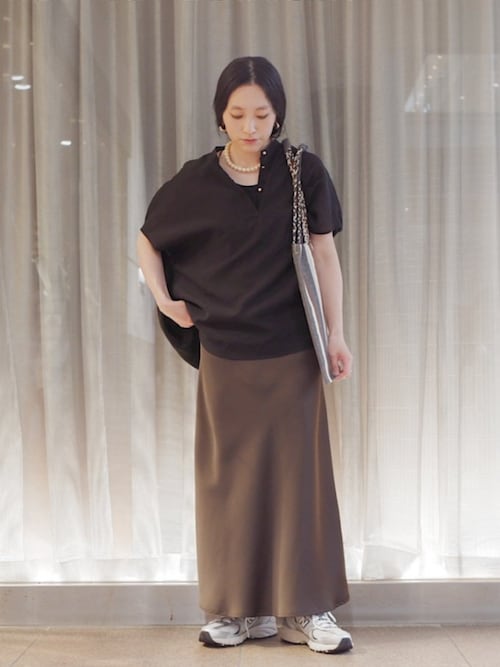 SHIPS Primary Navy Label:丸胴 テレコ タンクトップ（タンク