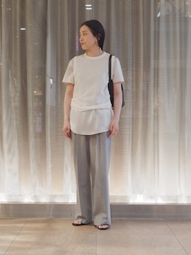「アイテム（ピアス（両耳用））」を使った、増田さん（レディース・157cm）の夏コーディネート
