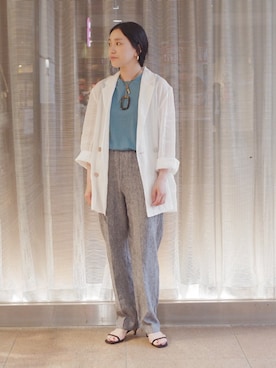 増田さん(レディース・157cm)の夏コーディネート