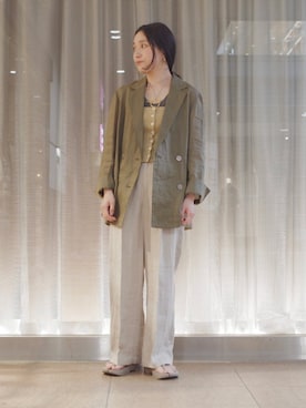 増田さん（レディース・157cm）の春コーディネート