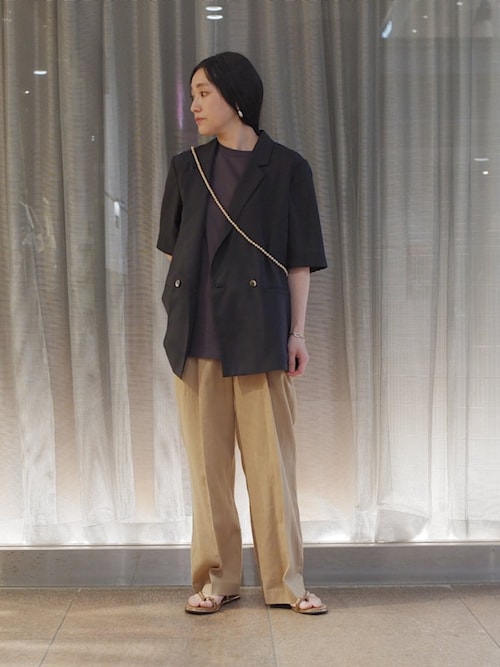 Doux archives 24SS サップ半袖ジャケット　アイボリー 楽天市場】サップ半袖ジャケット／ドゥ アルシーヴ（Doux