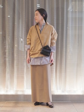 「STATUS（ステイタス）のアイテム」を使った、増田さん（レディース・157cm）の夏コーディネート