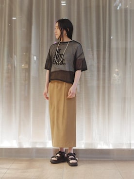 増田さん(レディース・157cm)の春コーディネート