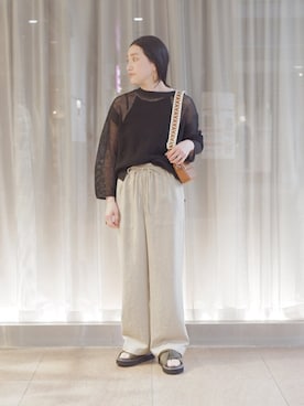 増田さん(レディース・157cm)の春コーディネート