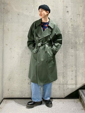 「Oriens JOURNAL STANDARD（オリエンス ジャーナルスタンダード）のアイテム（パンツ）」を使った、Oriensメンズさん（メンズ・175cm）の冬コーディネート