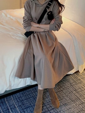 ディーホリックさん（レディース・165cm）の冬コーディネート