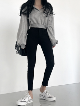 「DHOLIC（ディーホリック）のアイテム（パーカー）」を使った、ディーホリックさん（レディース・160cm）の春コーディネート