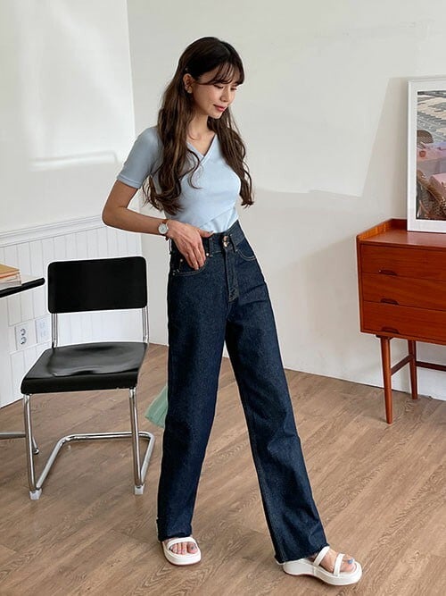 お値下げ　新品タグ付未使用　CALICO インディア　デニム　パンツ 20230623153841863_500.jpg