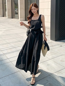 「DHOLIC（ディーホリック）のアイテム（スカート）」を使った、ディーホリックさん（レディース・167cm）の夏コーディネート