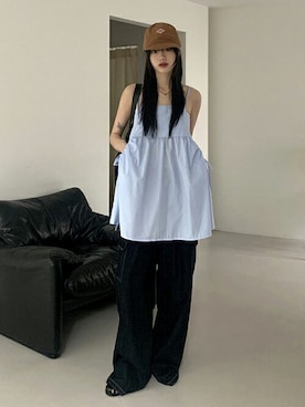「DHOLIC（ディーホリック）のアイテム（ワンピース/ドレス）」を使った、ディーホリックさん（レディース・166cm）の夏コーディネート