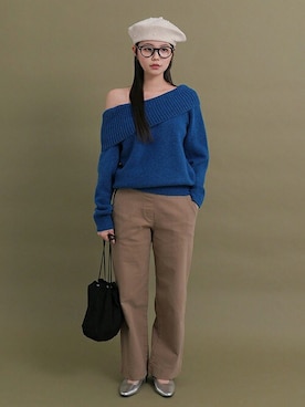 ディーホリックさん（レディース・160cm）の冬コーディネート