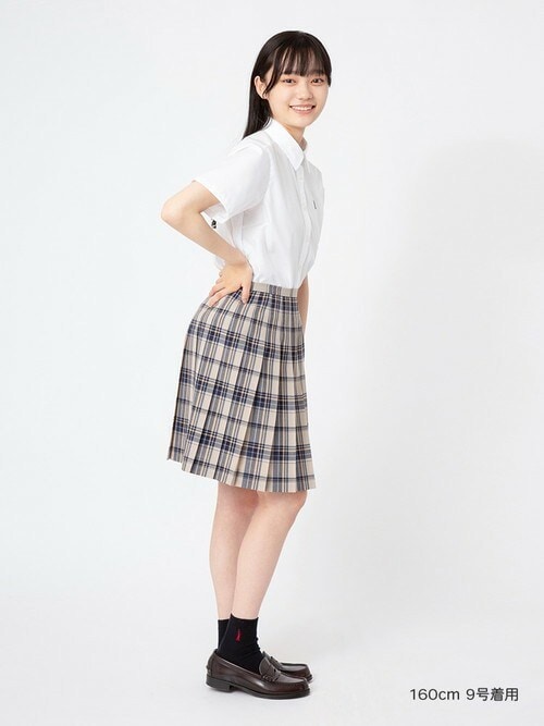 EAST BOYスクールスカート・シャツ・リボン【3点セット】 EASTBOY - EASTBOY 制服 3点セット♡の通販 by saamama's shop
