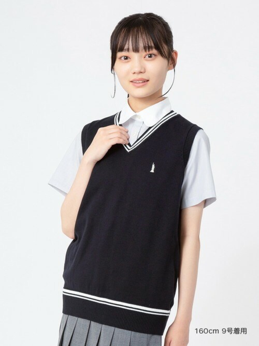 EASTBOY（イーストボーイ）の「ベスト ライン入り COOLMAX 夏用