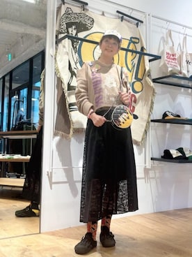 「HYSTERIC GLAMOUR（ヒステリックグラマー）のアイテム」を使った、happachinさん（レディース・164cm）の秋コーディネート