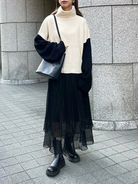 cheriella staffさん（レディース・156cm）の冬コーディネート