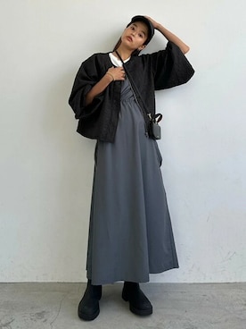 「TRUNC（トランクエイティーエイト）のアイテム（帽子）」を使った、TRUNC 88さん（レディース・162cm）の夏コーディネート