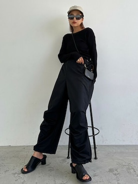 「TRUNC（トランクエイティーエイト）のアイテム（帽子）」を使った、TRUNC 88さん（レディース・162cm）の秋コーディネート