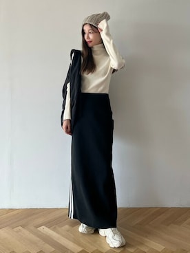 TRUNC 88（トランクエイティーエイト）の「Side Line Knit Skirt