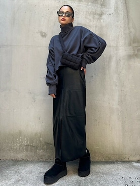 TRUNC 88さん（レディース・160cm）の冬コーディネート