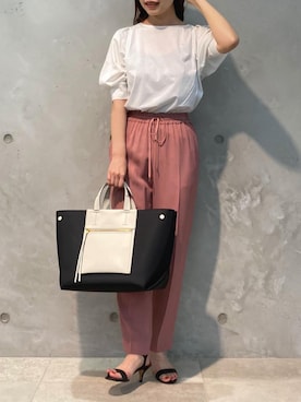 本社 プレスさん（レディース・158cm）の春コーディネート