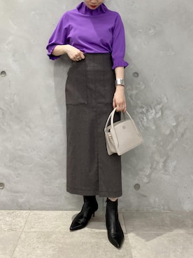 本社 プレスさん（レディース・152cm）の夏コーディネート