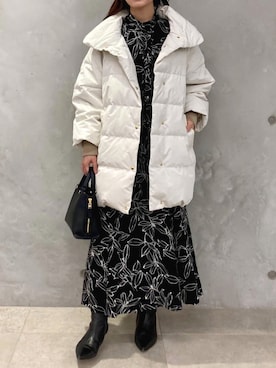 本社 プレスさん（レディース・158cm）の冬コーディネート