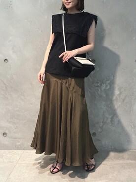 本社 プレスさん（レディース・159cm）の夏コーディネート