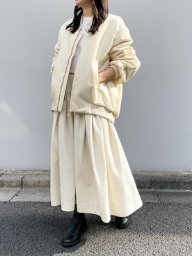 本社 プレスさん（レディース・161cm）の冬コーディネート