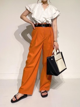 本社 プレスさん（レディース・159cm）の夏コーディネート