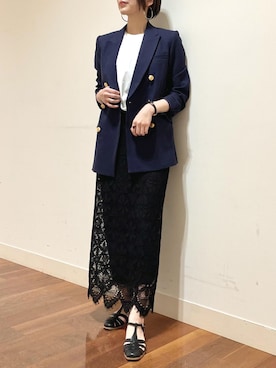 本社 プレスさん（レディース・164cm）の夏コーディネート