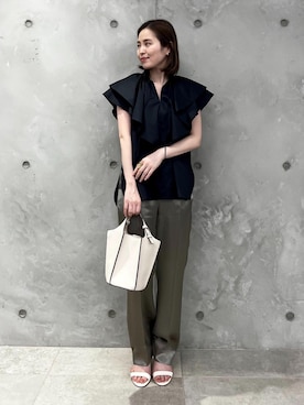 「甘辛mix」｜本社 プレスさん（レディース・159cm）の春コーディネート