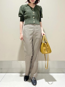 「ROPE'（ロペ）のアイテム（バッグ）」を使った、本社 プレスさん（レディース・165cm）の夏コーディネート