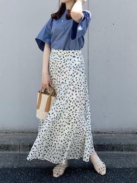 「きれいめコーディネート」｜本社 プレスさん（レディース・156cm）の春コーディネート