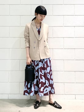 本社 プレスさん（レディース・167cm）の春コーディネート