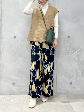 本社 プレスさん（レディース・161cm）の秋コーディネート