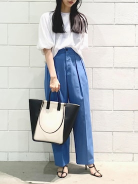 本社 プレスさん（レディース・167cm）の夏コーディネート