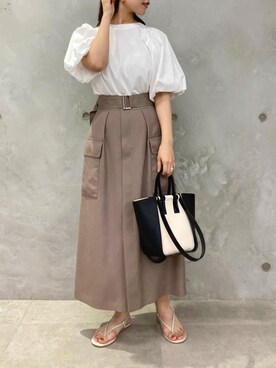 本社 プレスさん（レディース・158cm）の夏コーディネート