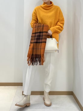 本社 プレスさん（レディース・170cm）の冬コーディネート