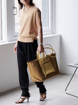 本社 プレスさん（レディース・152cm）の春コーディネート