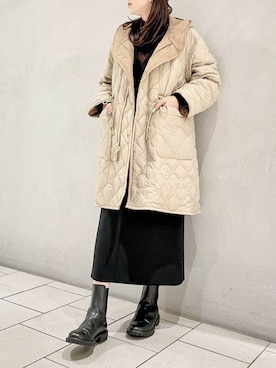 本社 プレスさん（レディース・161cm）の冬コーディネート