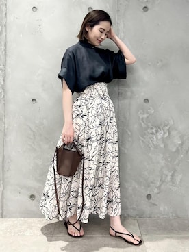 本社 プレスさん（レディース・159cm）の春コーディネート